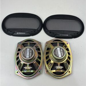 NOS Pioneer Car Stereo Speakers 100 W Max 6x9" Dual Cone TS-692 Set of 2 Mexico
